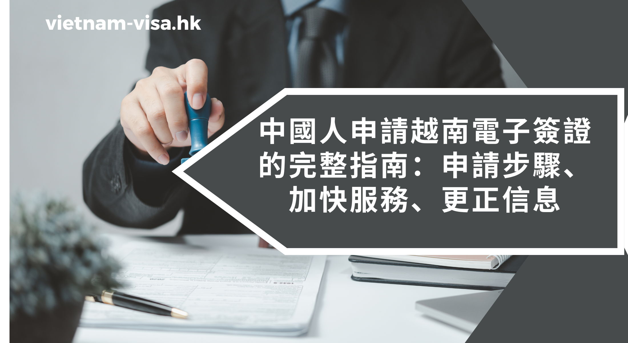 中國人申請越南電子簽證的完整指南：申請步驟、加快申請、更正信息