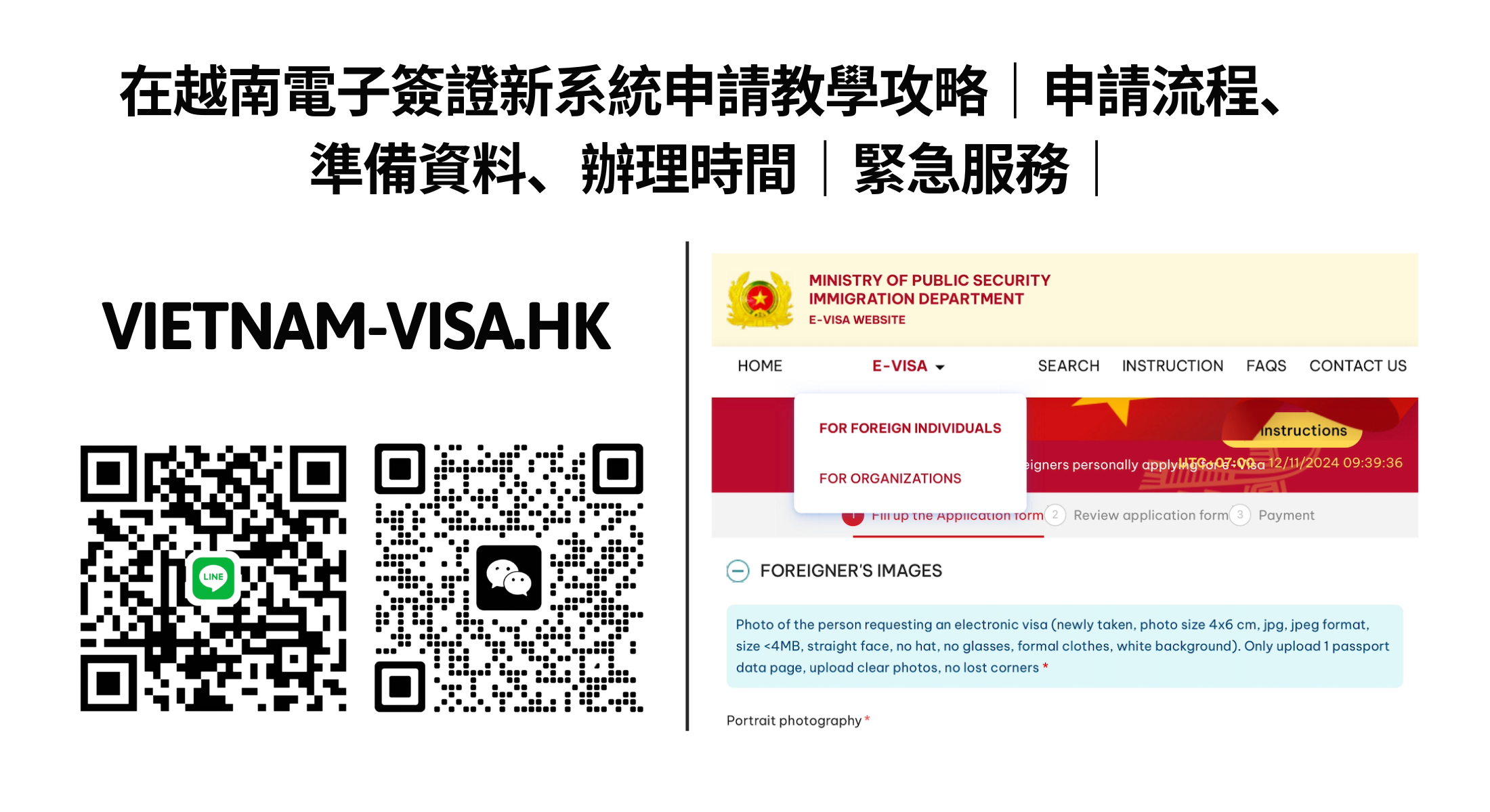 在越南電子簽證新系統申請指南｜申請流程、準備資料、辦理時間、緊急辦理｜